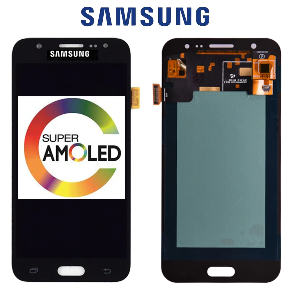 Новый ЖК-дисплей 5 дюймов AMOLED для SAMSUNG Galaxy J5 2015 J500 J500H J500FN J500F J500M SM-J500F сенсорный
