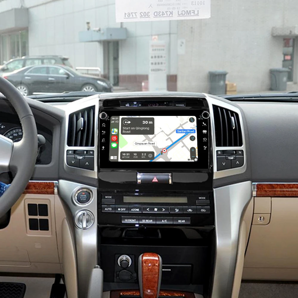 Android 10 автомобильный Радио плеер GPS навигация поддержка 4G/беспроводной Carplay для