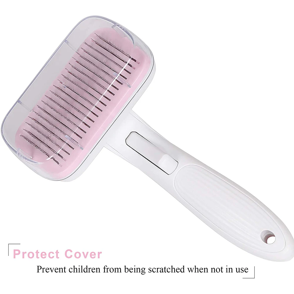 Щетка для собак и кошек щетка самоочистки ломтиков щетки груминга домашних