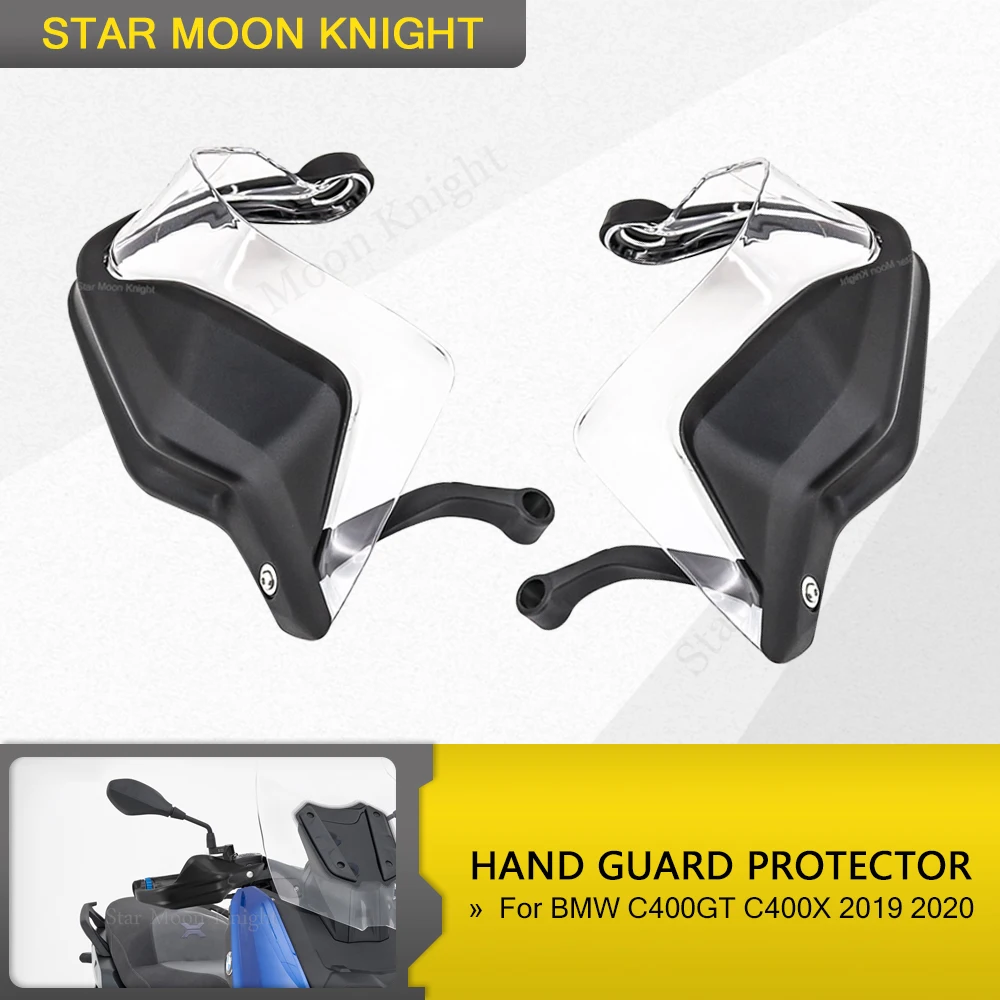 อุปกรณ์เสริมรถจักรยานยนต์ Handguard Shield Hand Guard Extension Protector กระจกสำหรับ BMW C400GT C400X C 400 C400 GT X 2019 2020