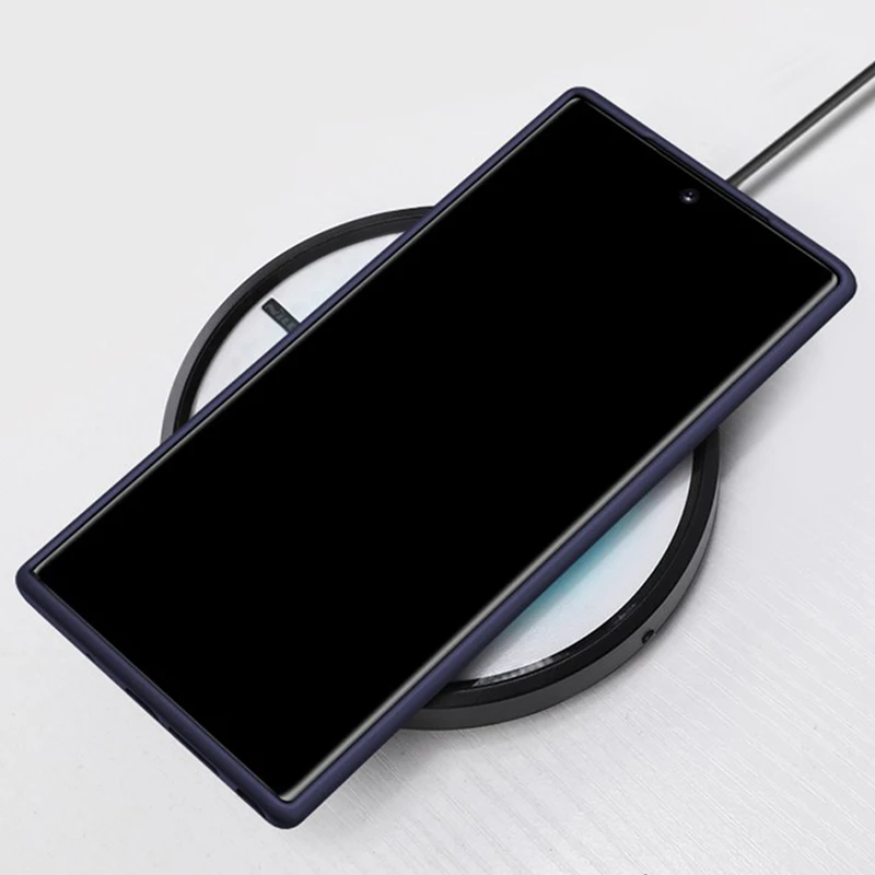 Note10 силиконовый чехол samsung Прозрачный чехол для Galaxy Note10+ шелковистый мягкий жидкий силиконовый чехол samsung