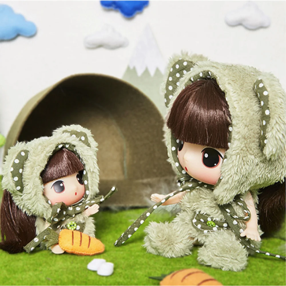 Кукла Ddung Подлинная Корейская Подарочная коробка Набор 18 см 9 см одевание кукол BJD прекрасная девочка Классическая коллекция День Святого Валентина день рождения