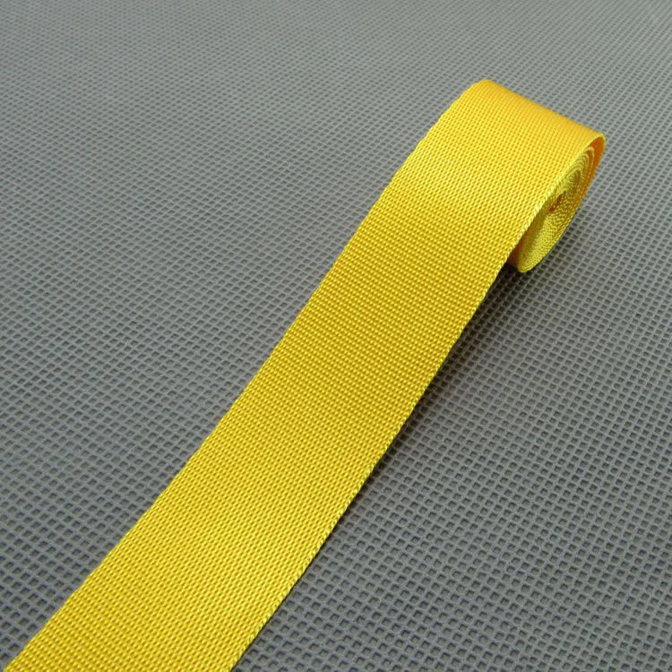 yellow 10 метров 25 мм полиэстер нейлон лямки лента открытый рюкзак сумка ремень DIY ошейник Рюкзак ленты-ремни косой привязки - Цвет: yellow