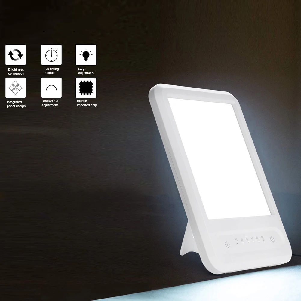 Лампа с плавным затемнением фототерапия бионический солнечный свет