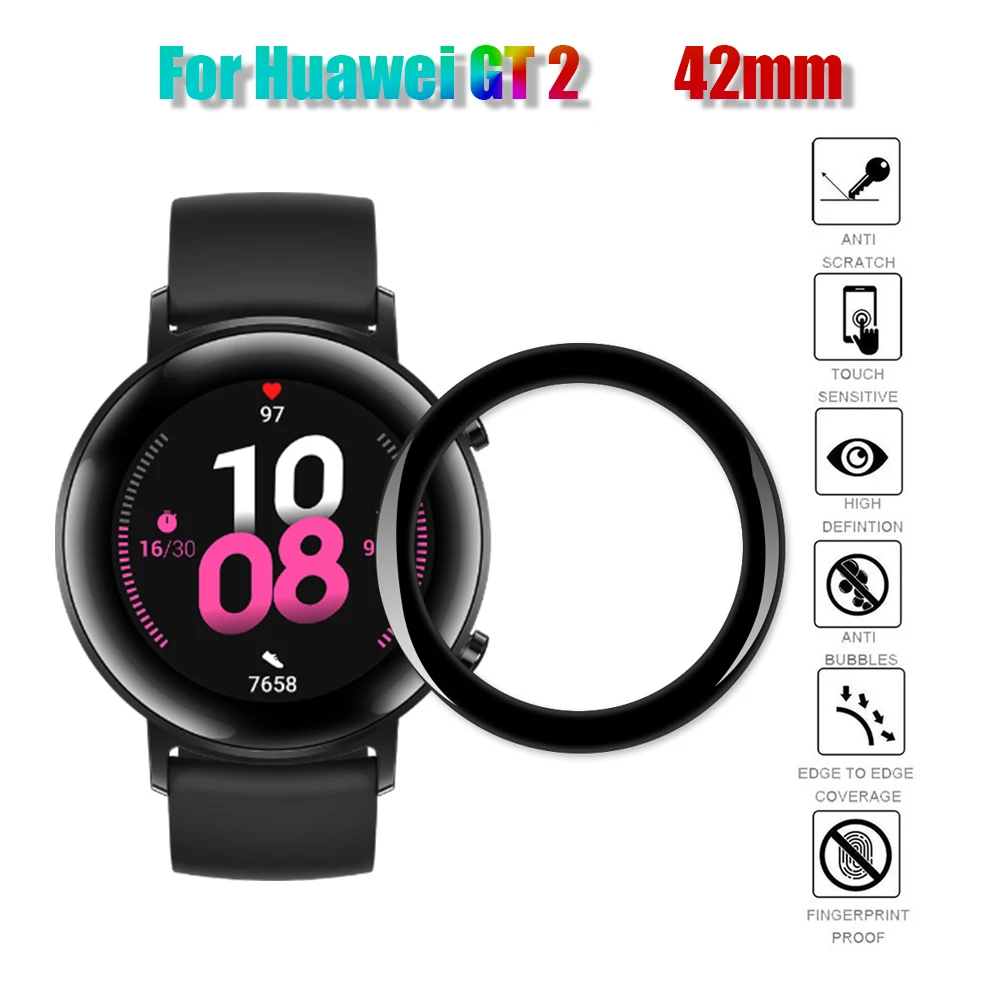 Защитное стекло закаленное для Huawei Watch GT 2 42 мм|Смарт-аксессуары| |