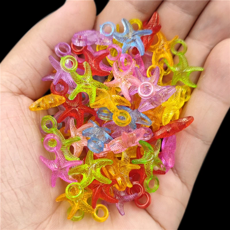 

Transparent Drop Heart Arrow Starfish Beads DIY Crafts For Jewelry Making Pendant Necklace Bracelet Wholesale Dropshipping