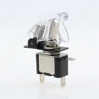 auto car boat truck illuminated led toggle switch with safety aircraft flip up cover guard white 12v20a