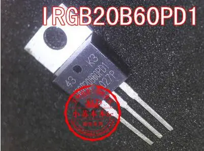 

Free shipping 20PCS IRGB20B60PD1 GB20B60PD1 TO-220 600V 20A