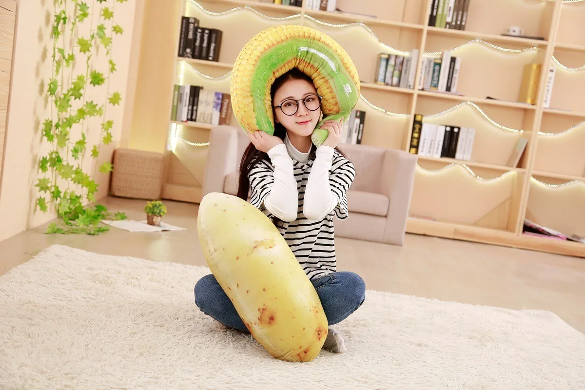 Овощи Фрукты подушки постельные принадлежности бойфренд сна Баклажан капуста