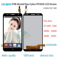 aaa 100test alcatel style 4 4 plus ot5056 5056d 5056t 5056e 5056a 5056 lcd touch screen digitizer