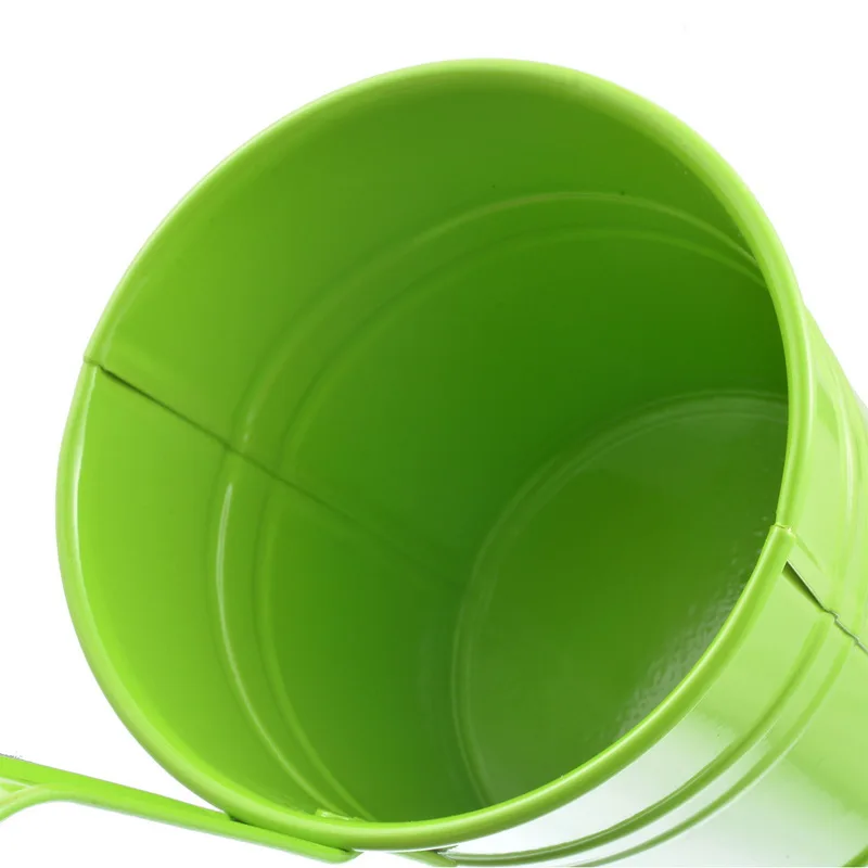 1 шт. съемный подвесной цветочный горшок Крючки Настенные горшки ведро Железный