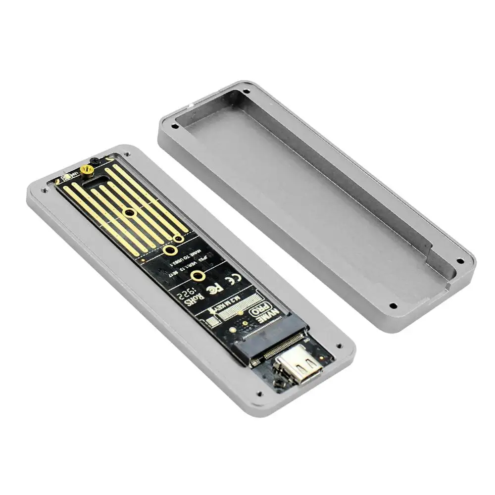 Алюминиевый JEYI i9 M ключ для NVME Тип C 3 1 Мобильный коробка чехол на HDD C3.1 ard диск