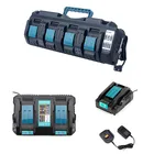 Зарядное устройство DC18RC, DC18RA, DC18SF, для литийионных аккумуляторов Makita, 14,4В20В, литиевые аккумуляторы BL1830, BL1840, BL1850, BL1860, BL1430