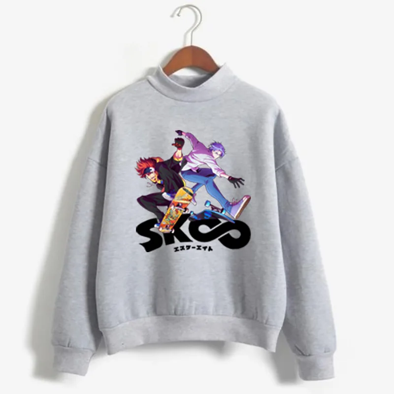Mens Hip Hop Streetwear Harajuku Sweater Japanese Style Anime SK8 the Infinity Sweater Autumn Cotton Pullover
