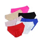 Трусики-стринги женские, шелковые, бесшовные, с низкой талией, 1 шт.