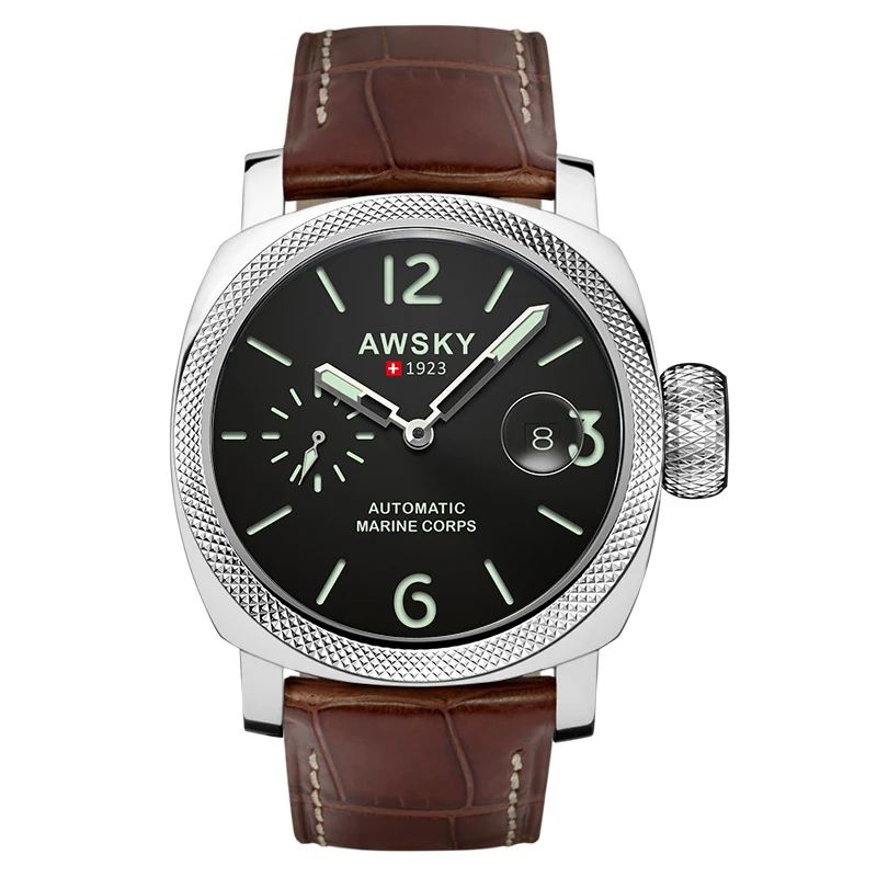 Мужские механические наручные часы 300 м с сапфировым кристаллом автоматические