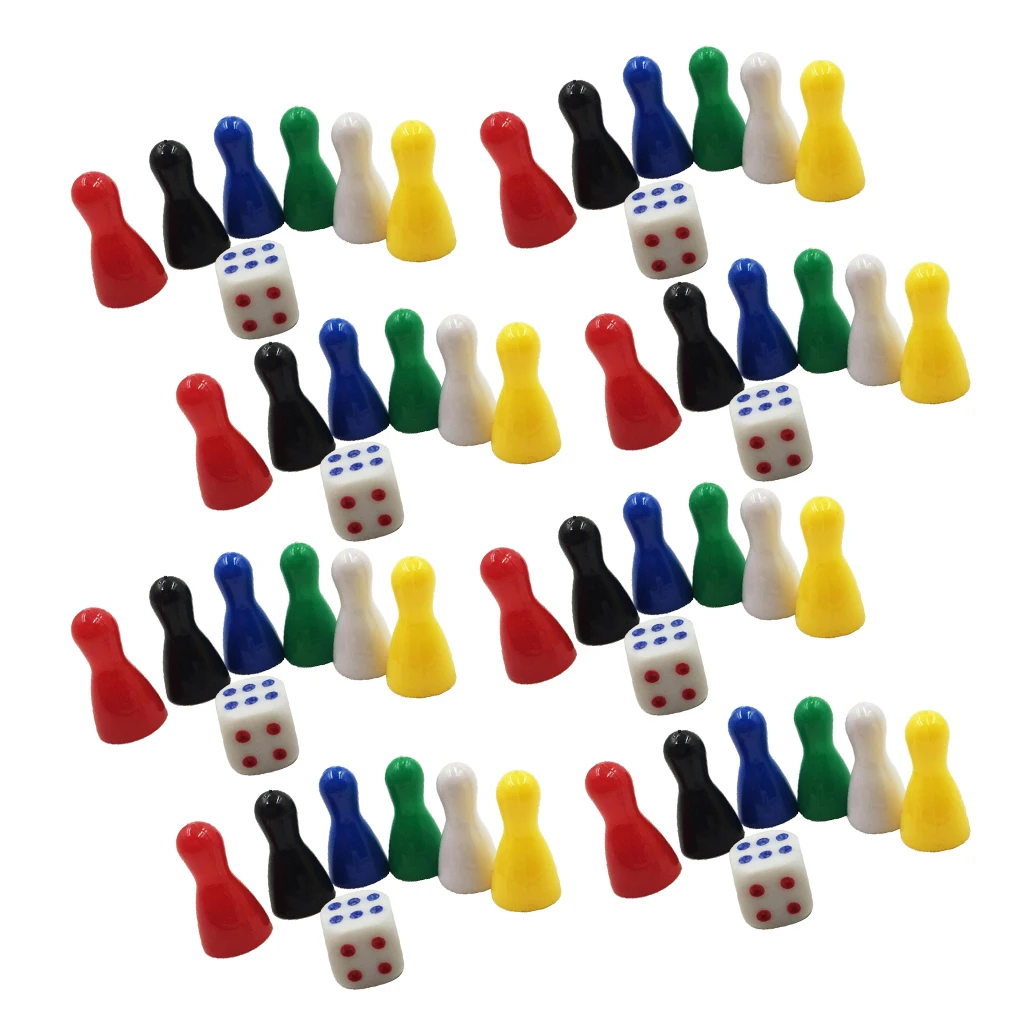 48 лотов набор для настольных игр игральных костей компонент маркеров|Настольные