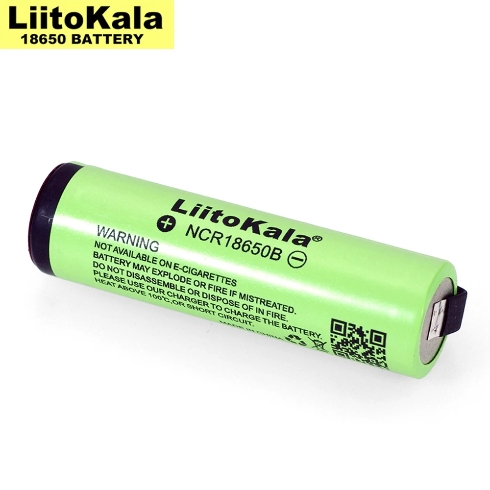 

Original 30PCS 2020 Liitokala new NCR18650B 3.7V 3400mAh 18650 rechargeable lithium battery for battery + DIY nickel piece