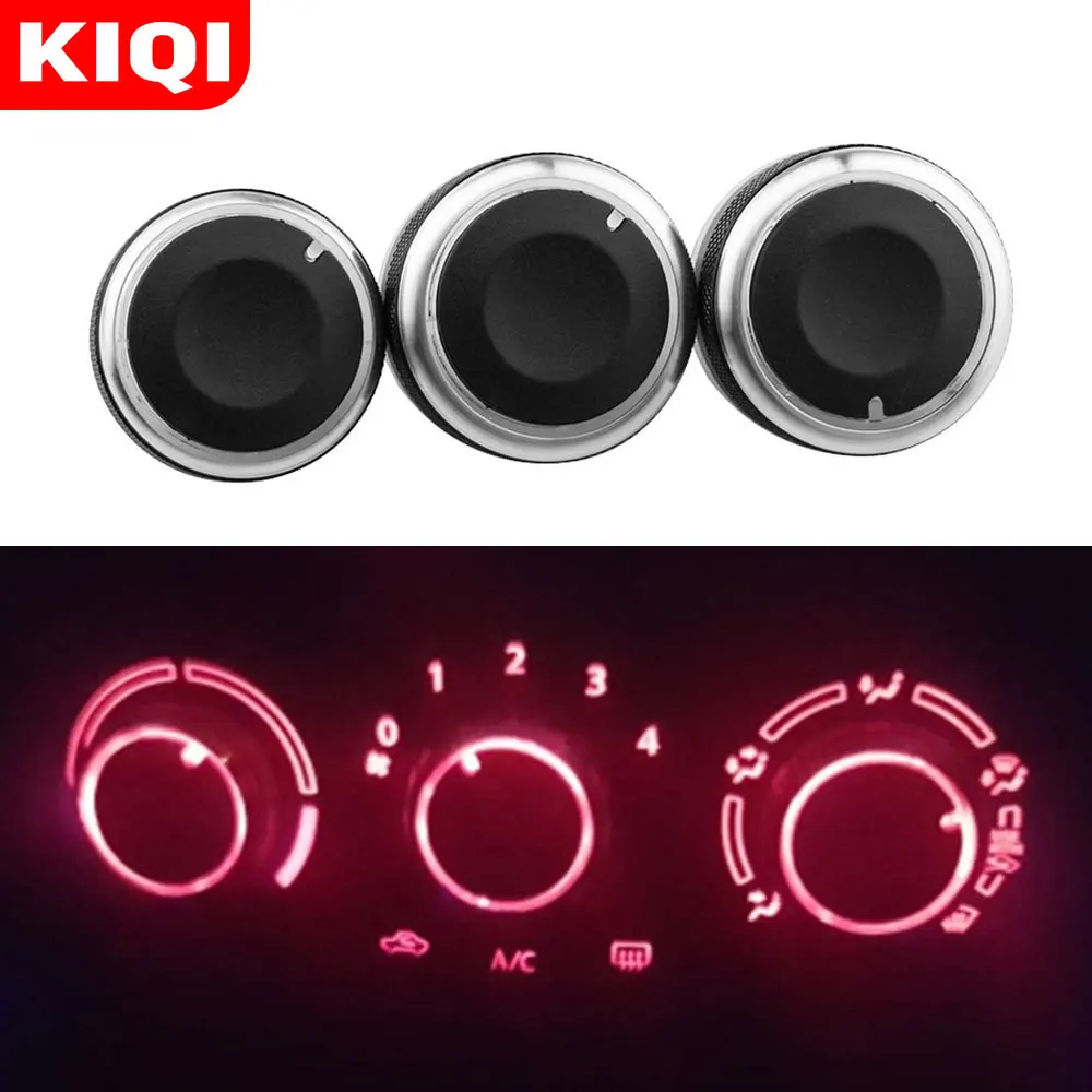 

Kiqi Aluminum Alloy Air Heater Climate Control Buttons Knob Fit for Mazda 6 2006 - 2015 AC Air Conditioning Switch Knobs Parts