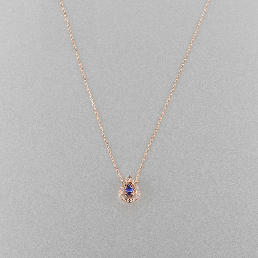 

Prancing Crystal Color Necklace Is Free Of Charge