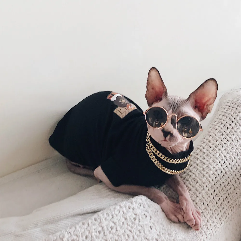 Devon Sphinx одежда безволосая для кошек домашних животных 100% хлопчатобумажная