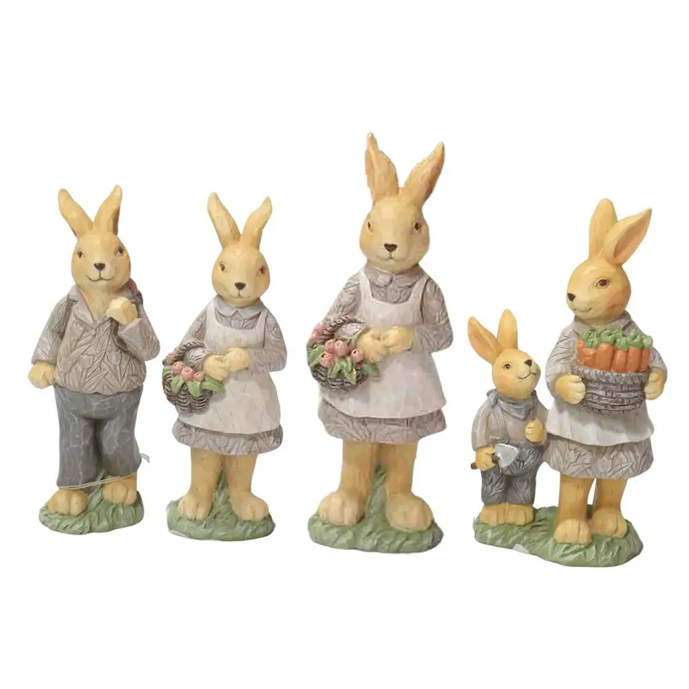 

Полимерная Пасхальная фотография, милый кролик, украшение с яйцом, корзина для моркови в виде тюльпана, украшение для домашнего стола на Пас...