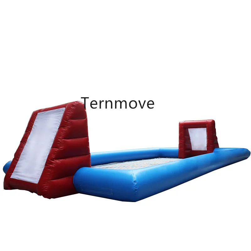 Бесплатная доставка гигантское Надувное футбольное поле для детей надувная