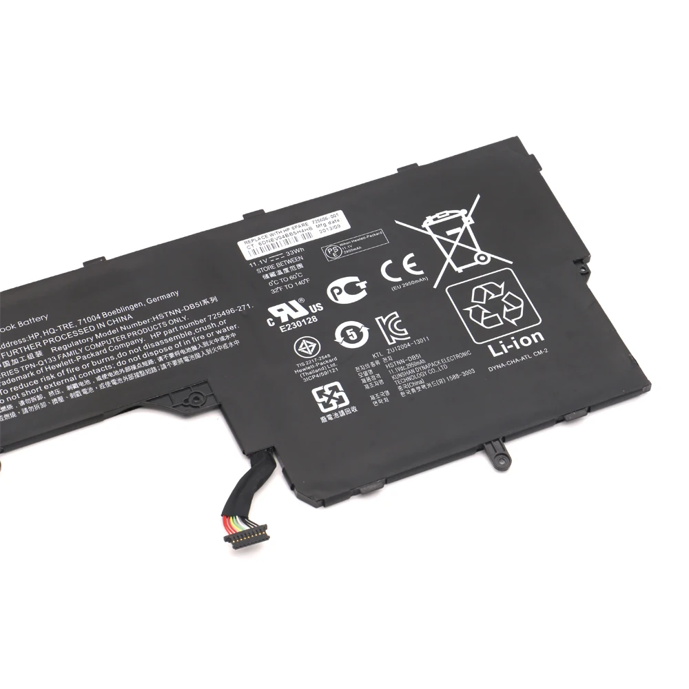 Аккумулятор WO03XL для ноутбука HP SPLIT Mini X100E 100E x2 13-M 13-M010DX Tablet 725606-001 725496-1B1 | Компьютеры