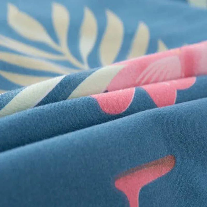1PCS Duvet Cover 200*230 Bedding Quilt Blanket Comforter Printing Single Double Queen King Customized 150*200cm flamingo | Дом и сад