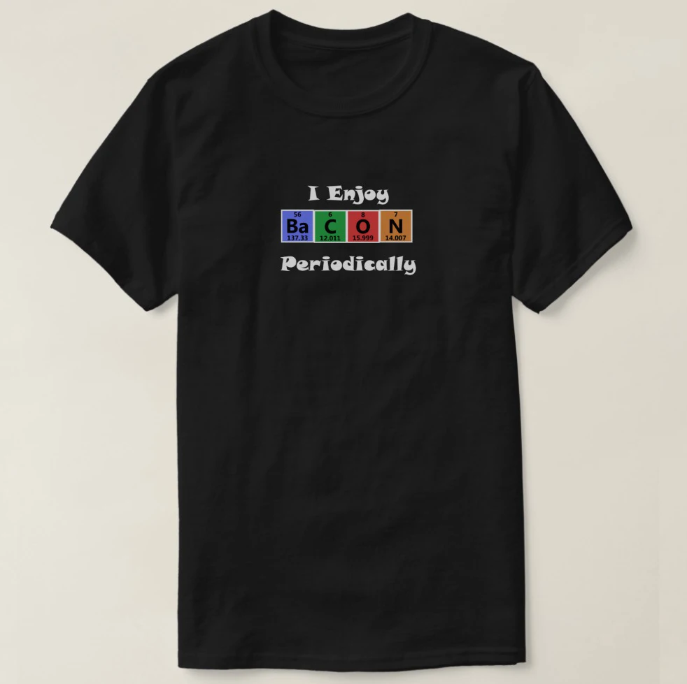 2019 Мужская футболка с принтом хлопковая коротким рукавом женская бекона