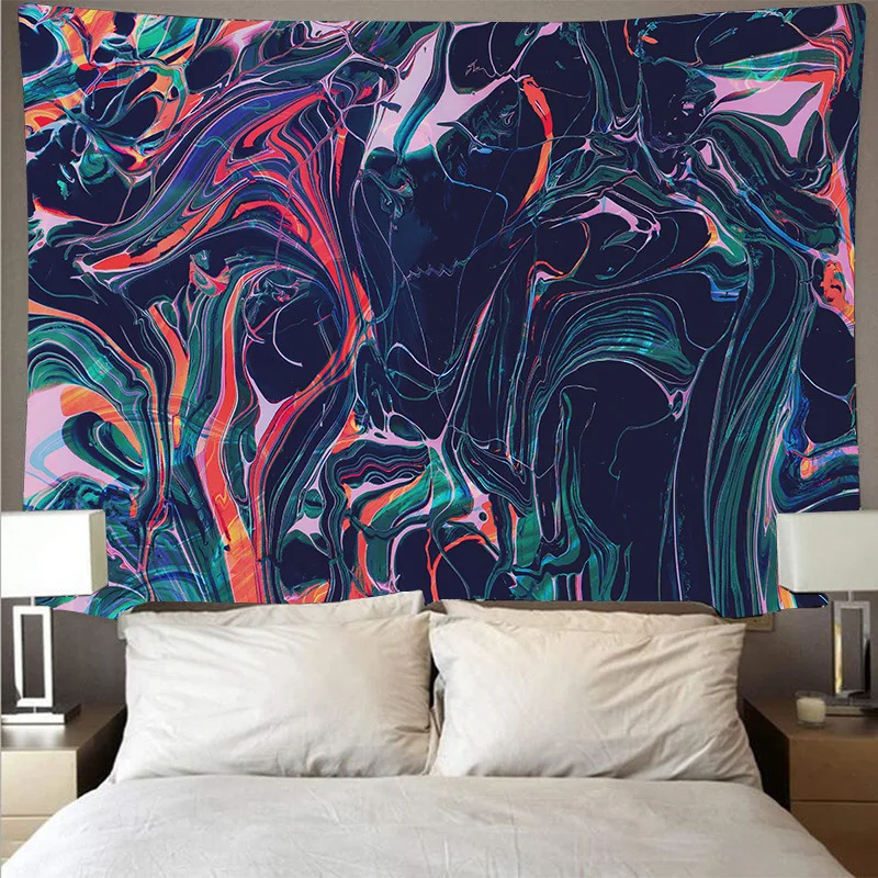 

custom tapestry psychedelic wall blanket large wall cloth tapiz pared tela carpet