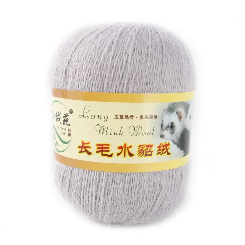 Мягкая Высококачественная норковая шерстяная пряжа ручной вязки роскошная