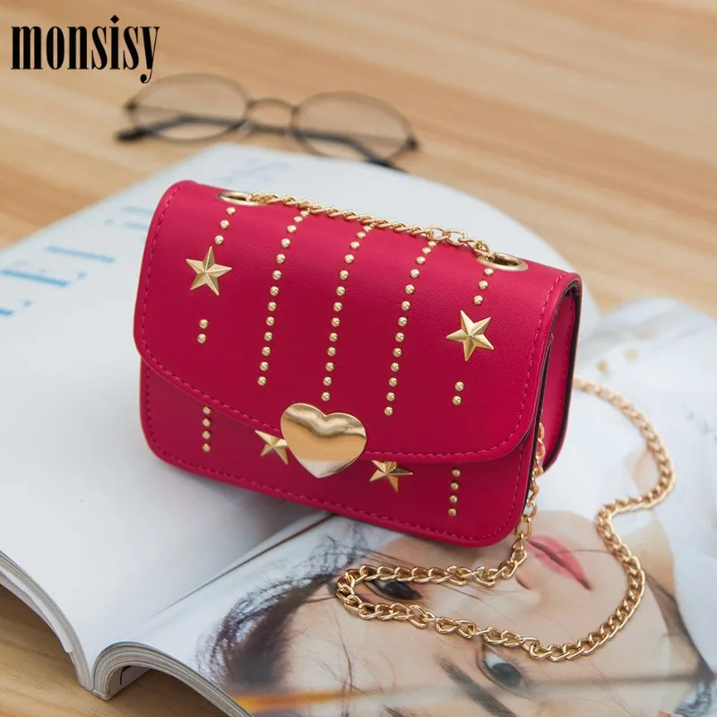 Monsisy Кошелек для монет кошелек из искусственной кожи Сумка через плечо девочек