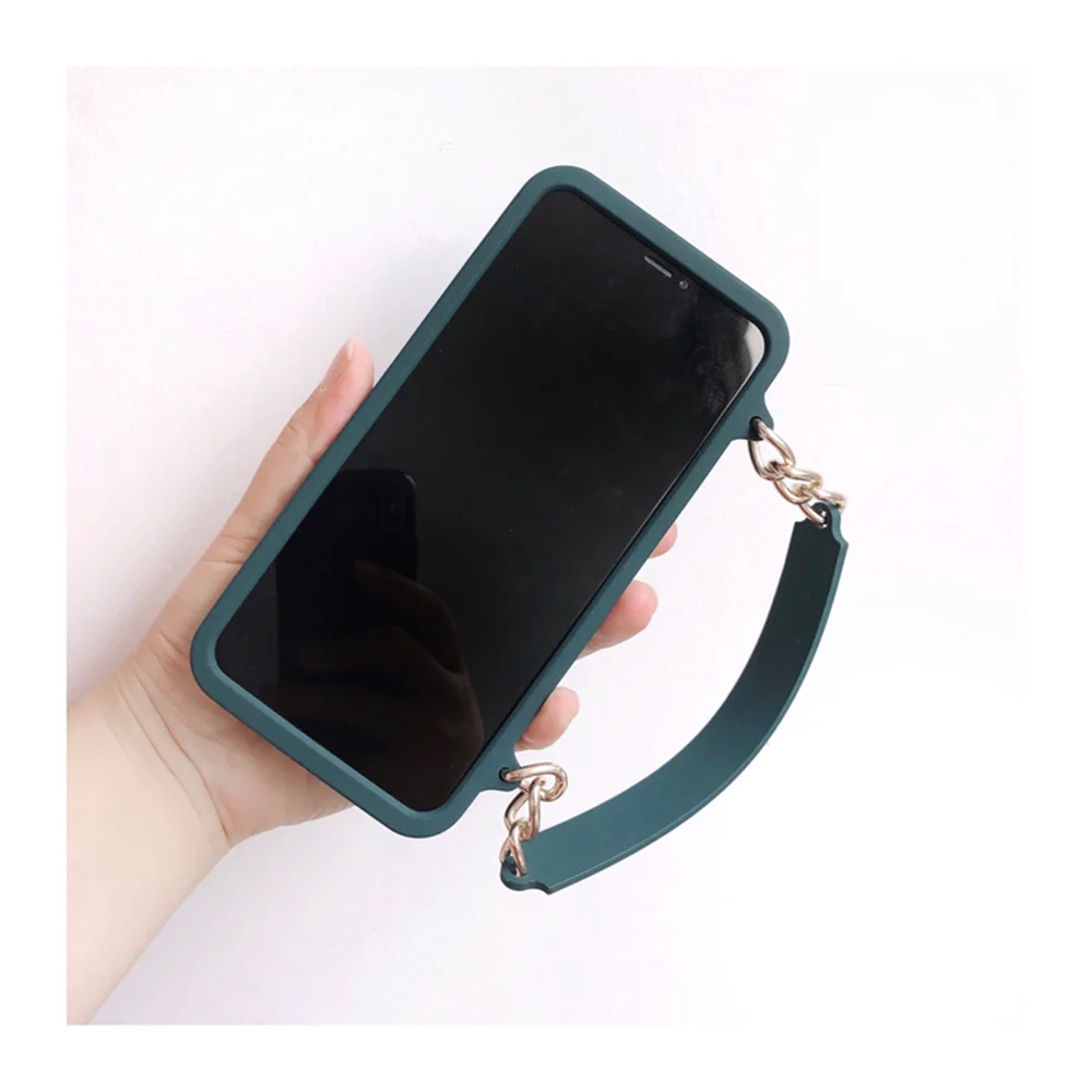 Crossbody Wallet Handbag phone case For iPhone 13 12 11 Pro max Xs MAX XR 8 7 6 Plus Card Slot Purse cover with Long strap Chain