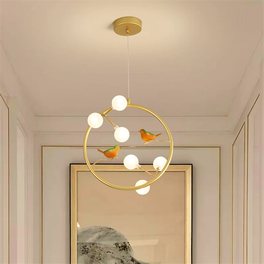 

Nordic Bird Restaurant Pendant Lights Modern Art Bar Counter Bedroom Study Lamp Model Room Dining Room Decoration Pendant Lamps
