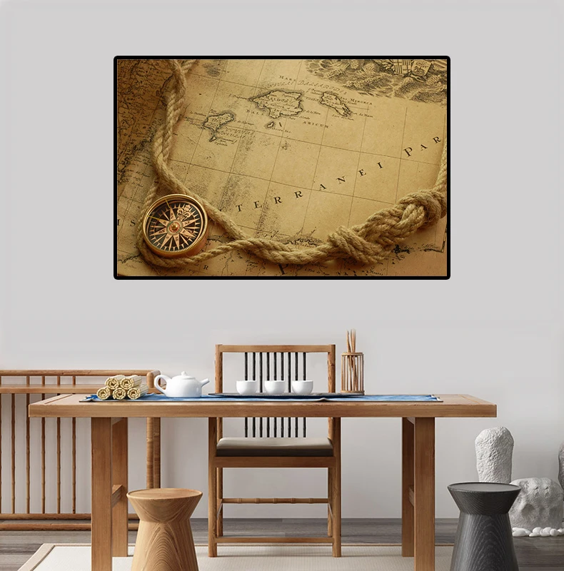 Обувь в стиле ретро холст картины не тканые Эко-дружественных настенные