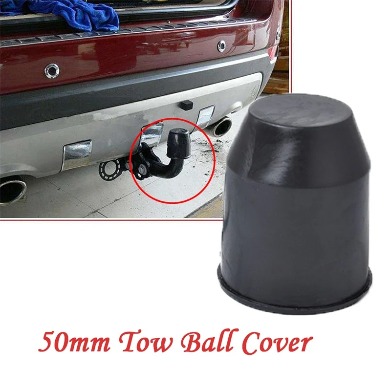 

50mm Car Truck Tow Ball Bar Towing Protect Towbar Hitch Towball Cap Cover
