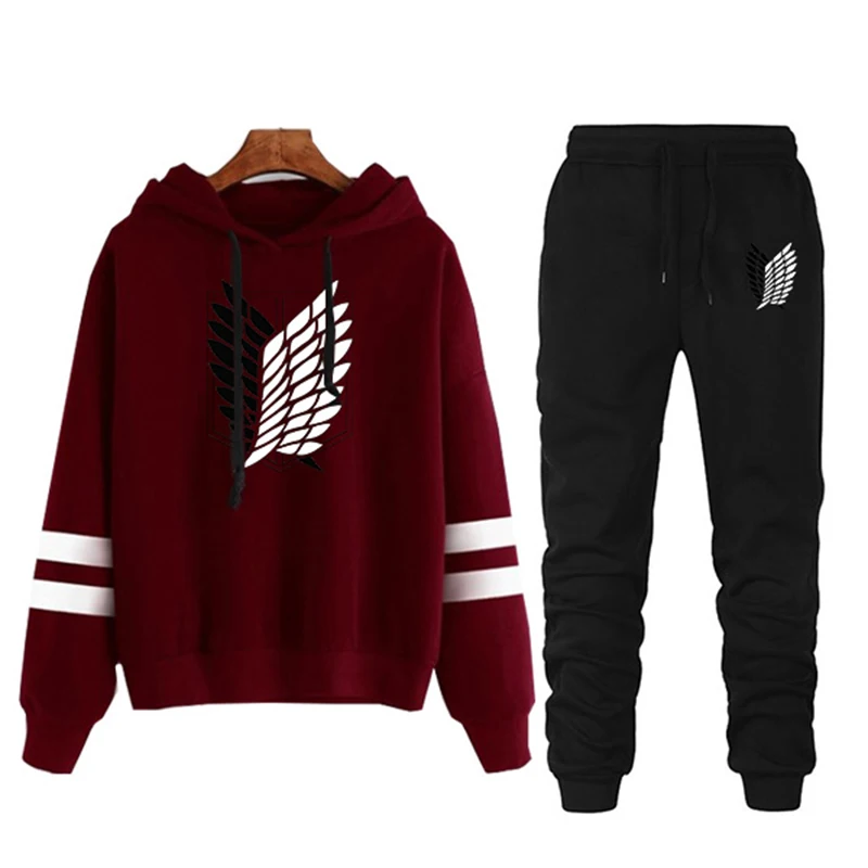 

2020 Autumn Winter Women Tracksuit 2 Piece Set Sweatshirt Pants Sport Suits Pullover Hoodie Trousers With Pockets Sportswear 3XL