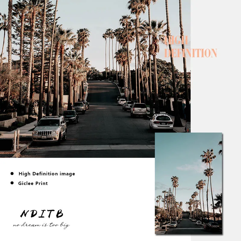 Скандинавское украшение картина стеновое искусство постер океанские волны