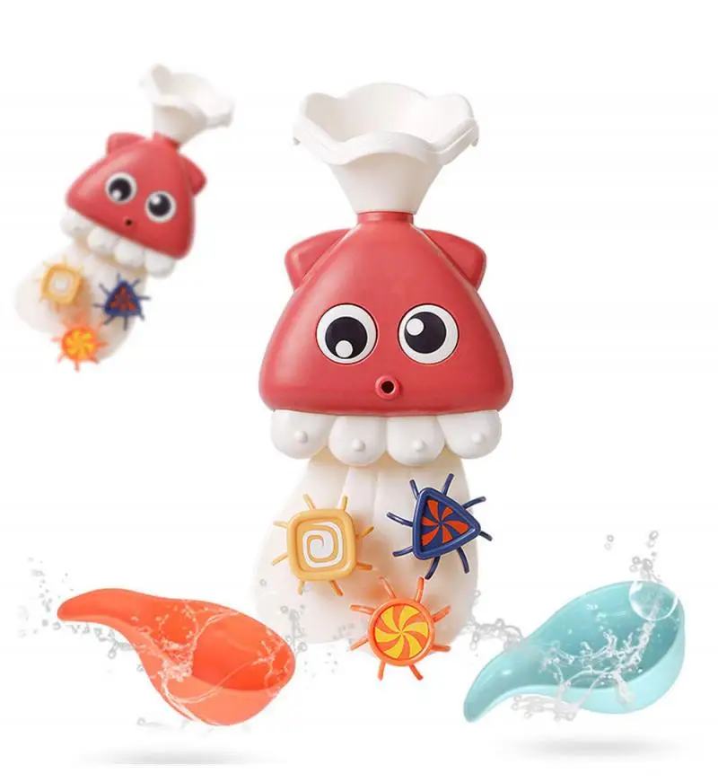 

Children's Bath Toy Bathroom Playing With Water And Spinning Toys To Take A Bath Shower Baby Whale Water Faucet Spray Game Toys