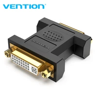 vention dvi245 female to female hd adapter 1080p60hz extension connector cable gold plated interface for tv computer monitor