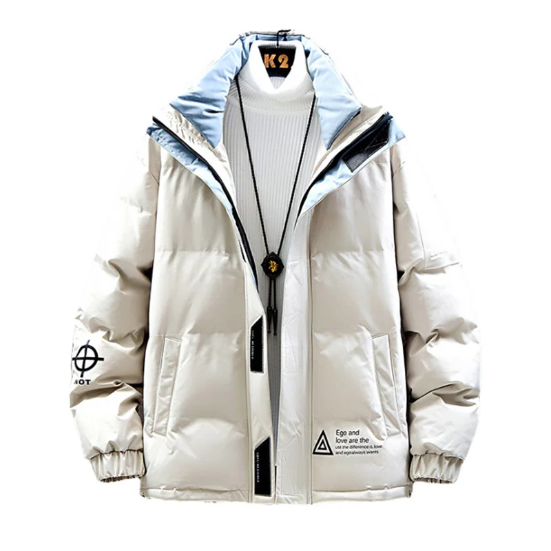 

2020 Autumn& Winter New Arrival Korean Arrival Thick Plus Size Loose Casual All-match Men Trend Down Cotton Jacket Free Shipping