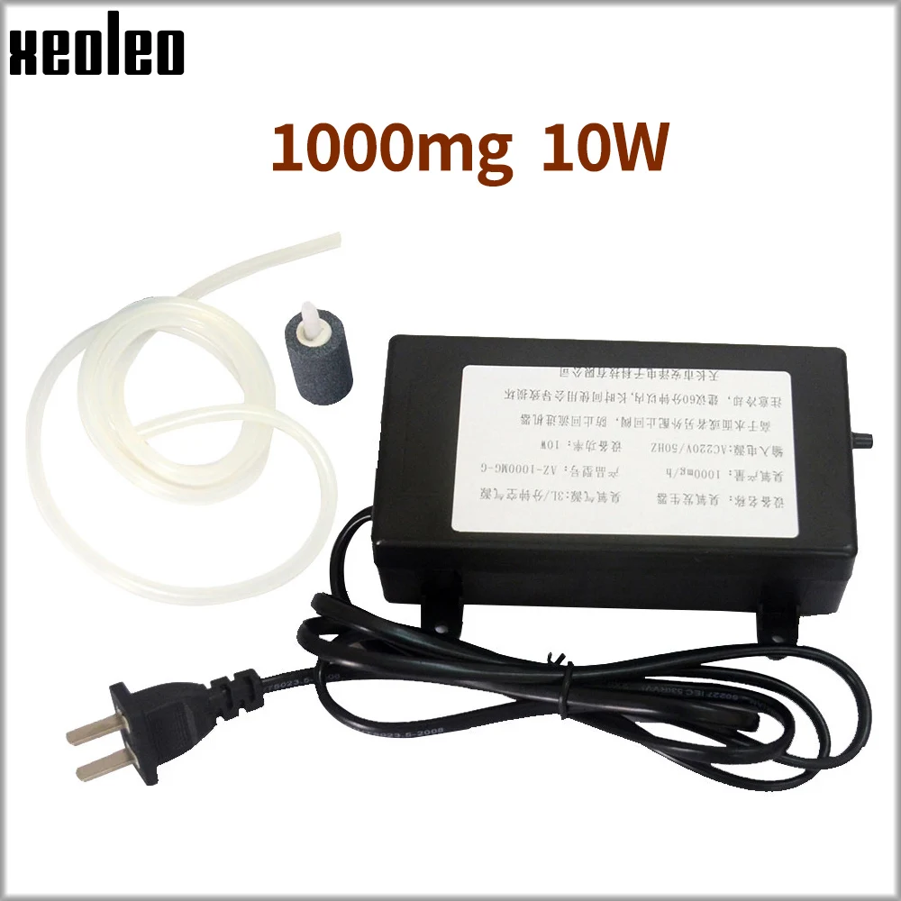 XEOLEO Portable Ozone Generator 1000mg Ozonizer water Air sterilize Purifier treatment Fruit/Vegetable disinfector sterilizat | Бытовая