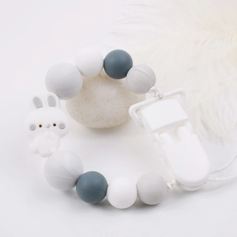 Детский Прорезыватель для зубов с милым кроликом из мультфильма безопасная