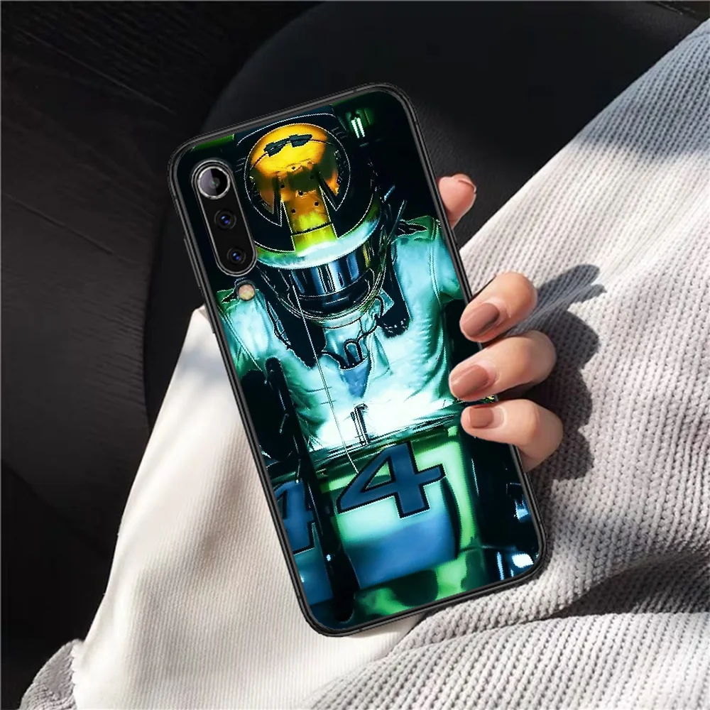 

Lewis Hamilton F1 Racer 44 Phone Case For XIAOMI MI Note 8 9 T 10 Pro Lite SE A2 A3 POCO X M MAX 2 3 black Cell Silicone Shell