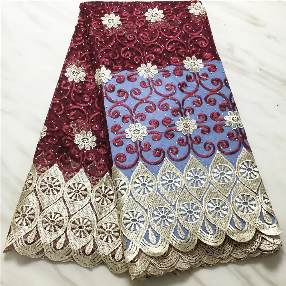 Новейшее Сетчатое кружево тюль сетчатая ткань 2020 высокое качество Африканское