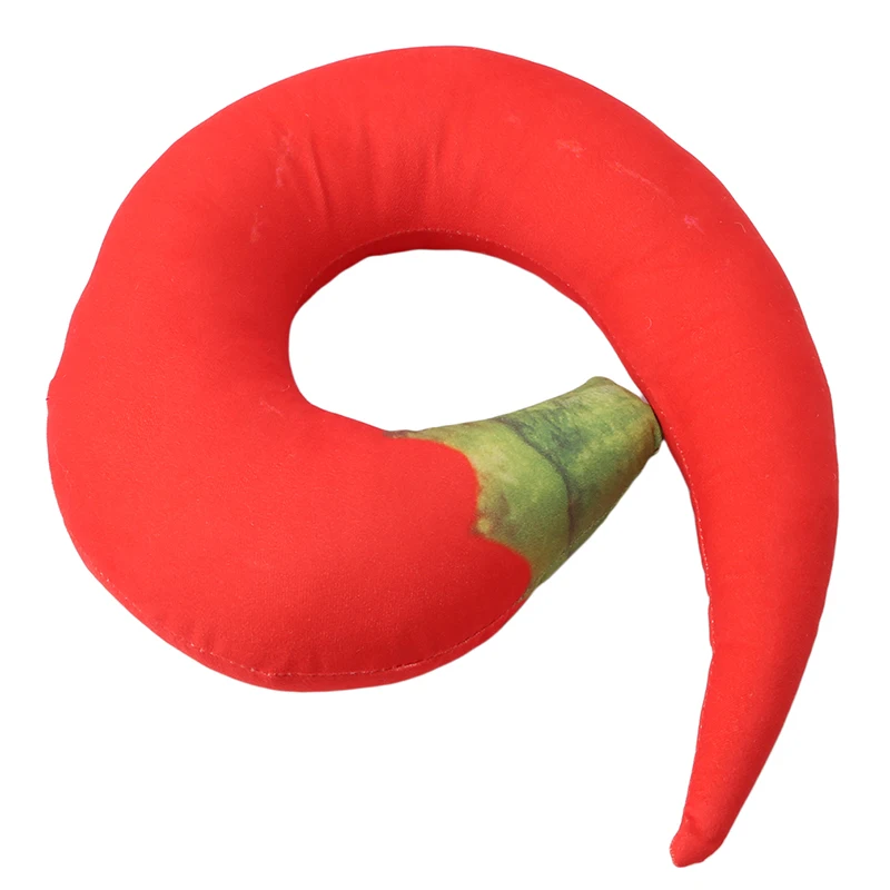 Плюшевая подушка для куклы горячий перец 30 см | Игрушки и хобби