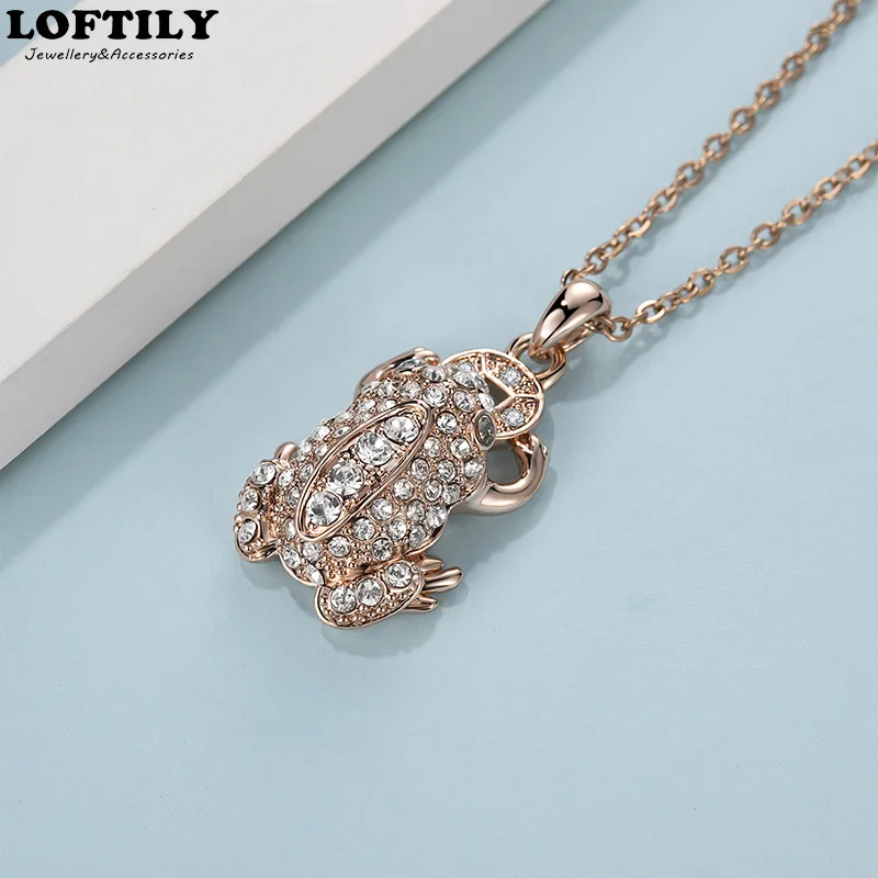 Винтажное ожерелье Futune подвеска из розового золота подарок для женщин