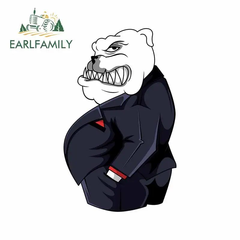 EARLFAMILY 13 см x 8 для собаки босс Французский Бульдог наклейки автомобиля