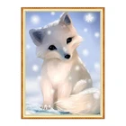 Meian Fox полный квадратный алмаз 5D DIY алмазное искусство 3D Алмазная живопись набор вышивка крестом Алмазная мозаика фото домашний декор